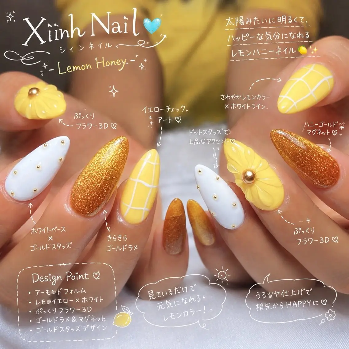 ネイル チークネイル 桜ネイル 長さ出し フラワーネイル フットネイル ハンドネイル XIINH NAIL SALONのネイルデザイン