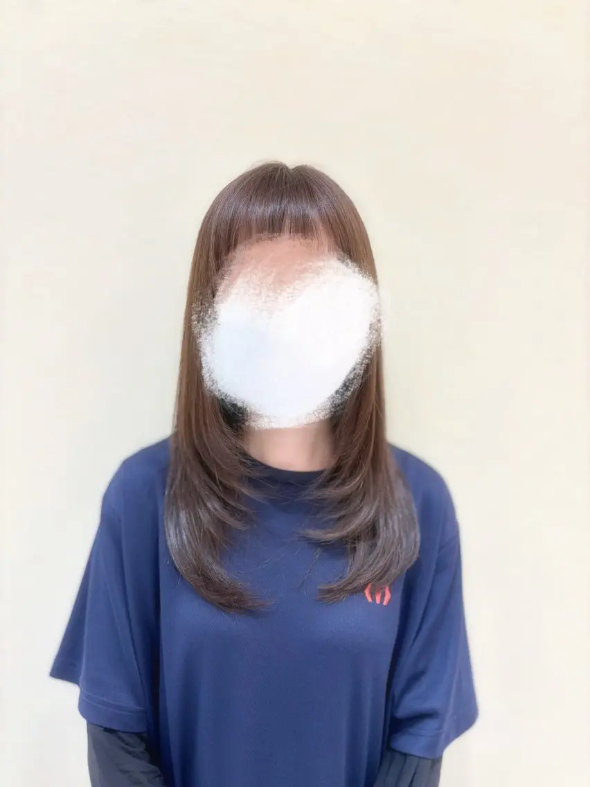 🎀モデル様特別価格🎀 ブリーチなしワンカラー➕カット ❕の写真