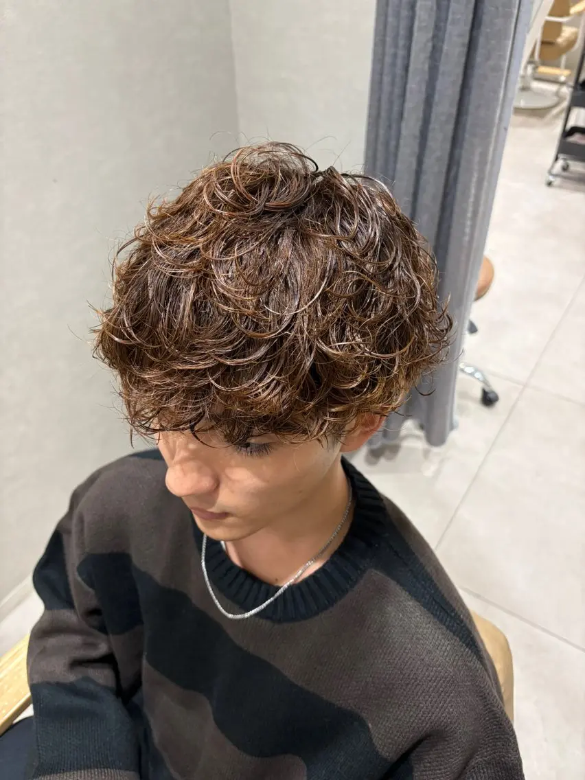 パーマ メンズ カット パーマ 💜N°大分💜 三浦のヘアスタイル