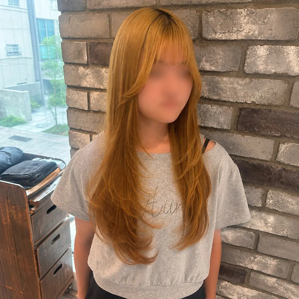 ロング ロングレイヤー 顔まわりレイヤー レイヤーカット ロング 似合わせカット カット 🦋ヘアメ・似合わせ HIBIKIのヘアスタイル