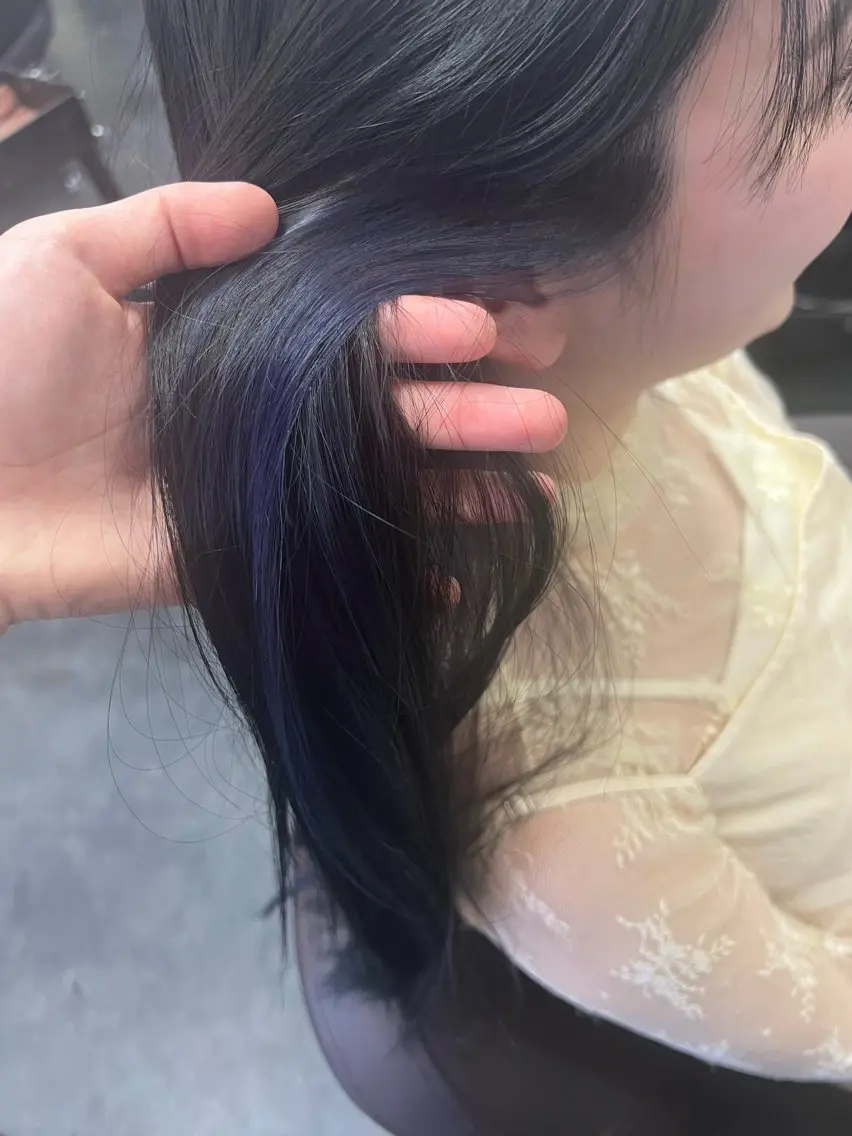 インナーカラーの写真
