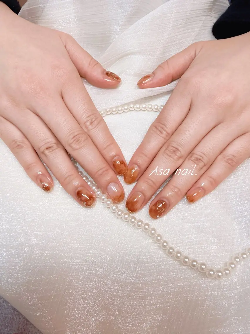 ネイル ニュアンスネイル Asa Nail 亀戸 平井のネイルデザイン
