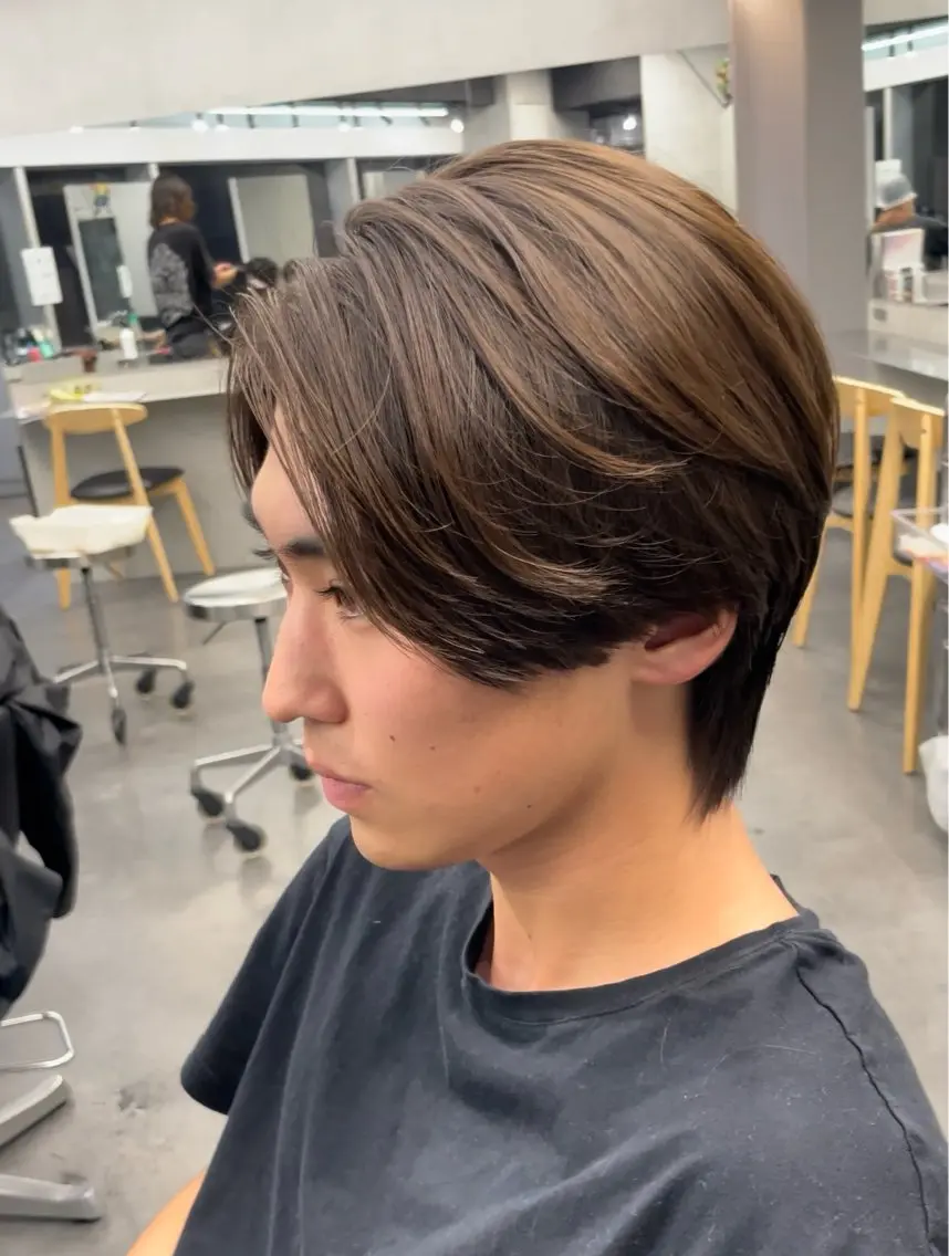 【🔥】骨格矯正カット+ニュアンスパーマ(再現性の高いメンズパーマ!)の写真