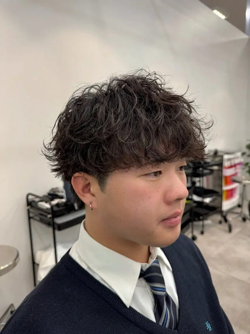 パーマ メンズ カット パーマ メンズパーマ/長岡 坂口祥貴/店長のヘアスタイル