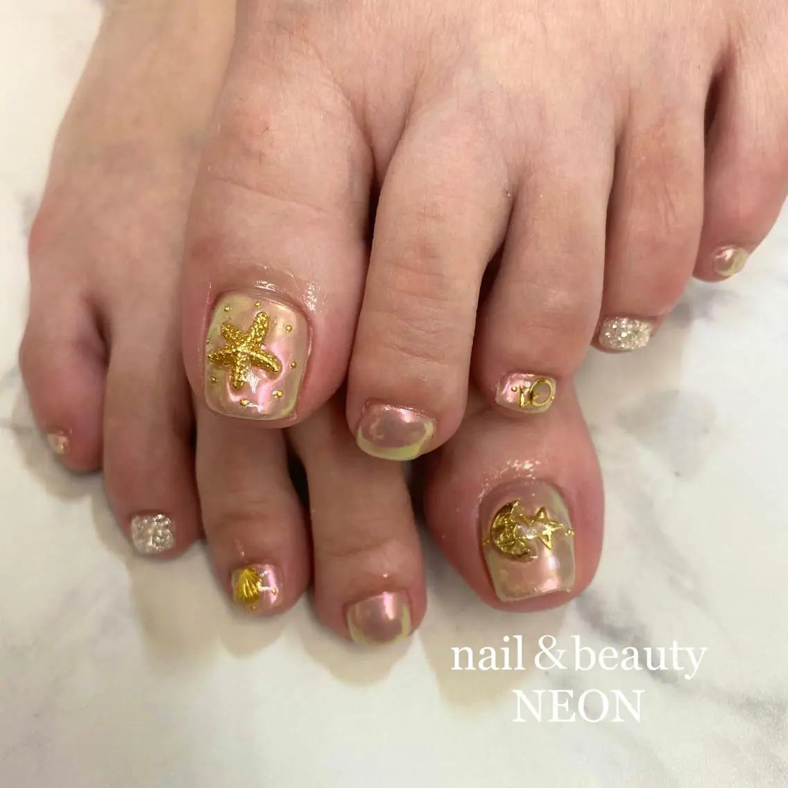 ネイル ミラーネイル C.Nail ネイリストのネイルデザイン