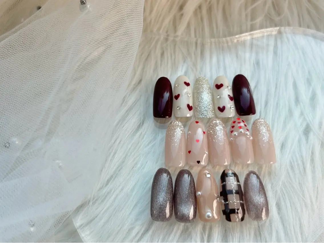 【 オフあり 】ハンド💅シンプルコース‎🤍(約100種類のサンプルから選べる🎀カラー変更🆗）の写真