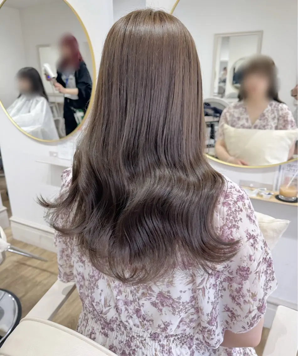【🎀ブリーチしたくない方🎀】 ブリーチなしダブルカラーグレージュ限定🩶 《カウンセリング撮影モデル様限定価格》の写真