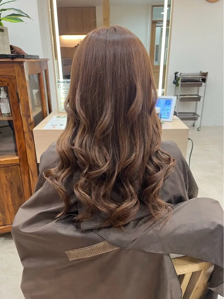 カラー 菅原 ゆめはのヘアスタイル