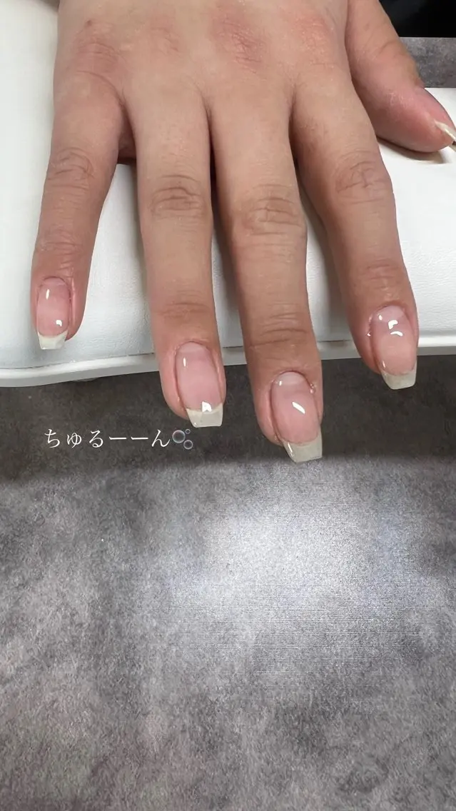 クリアネイル(オフ有り)の写真