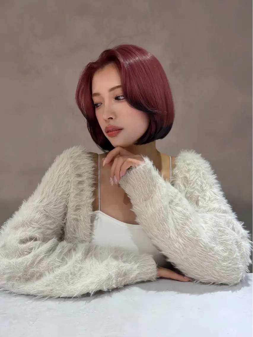ショート カラー ヘアアレンジ 透明感・艶・ダメージ レス YUKIのヘアスタイル