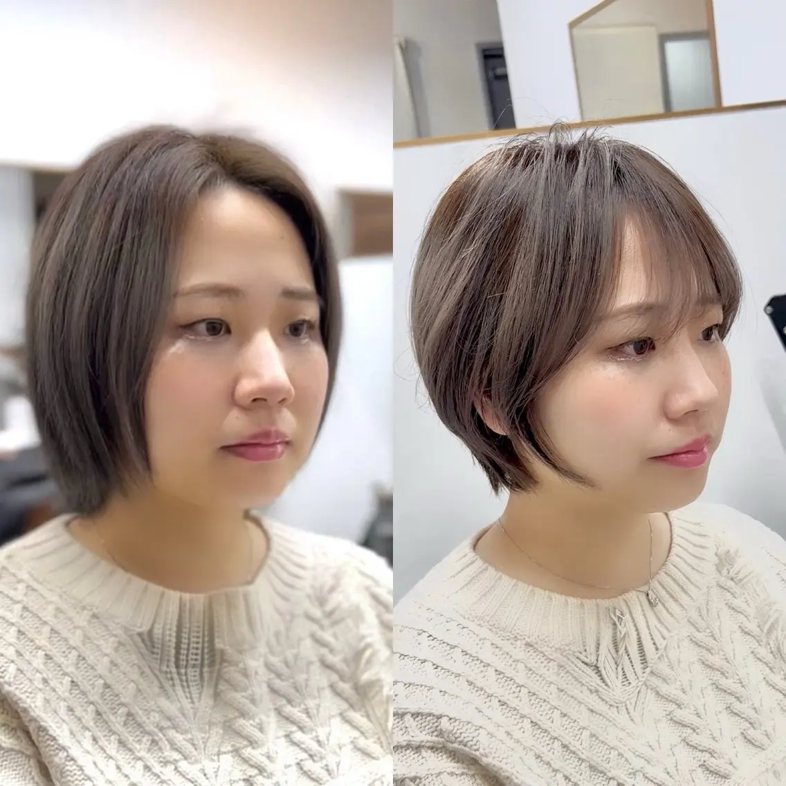 ショート カラー ショートボブ ボブ ショートヘア 表参道【髪質改善】 宮嶋勇太のヘアスタイル