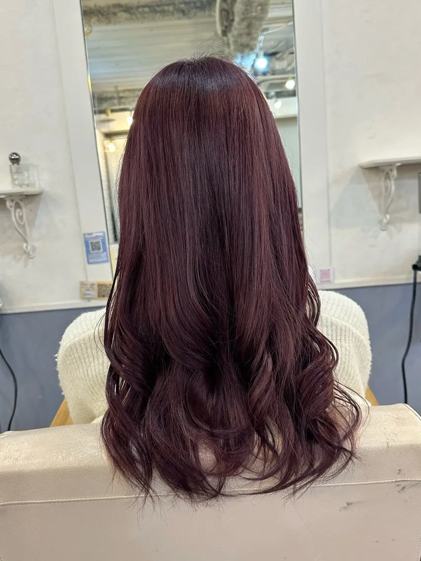 ロング カット ヘアカラー トリートメント 🩵透明感/高発色 /難波/北原佑記🌸のヘアスタイル
