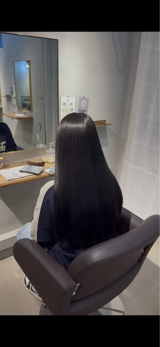 ロング カラー 透明感カラー シルバー 🌺 波月🌺のヘアスタイル
