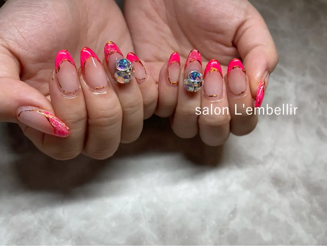 ネイル フレンチネイル salon L'embellirのネイルデザイン