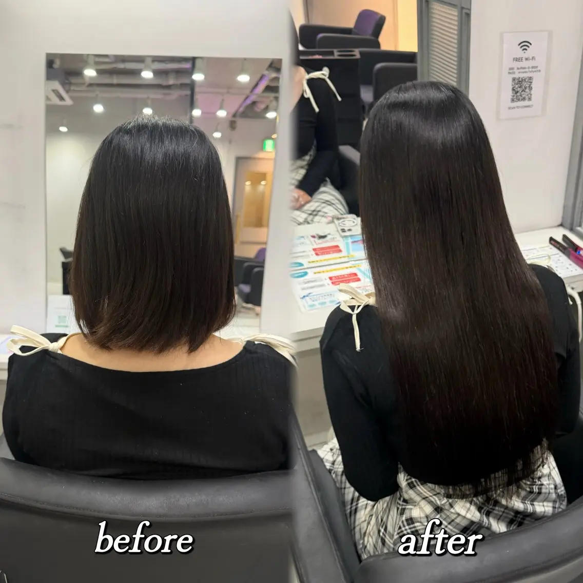 ロング エクステ 🦋REISA🦋 エクステ×ハイトーンのヘアスタイル