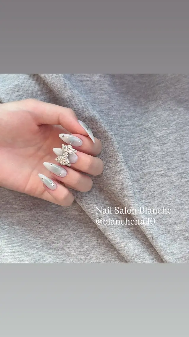 ロング Nail Salon Blancheのネイルデザイン