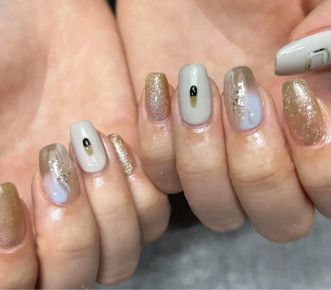 ネイル ニュアンスネイル oluolu nailsalonのネイルデザイン