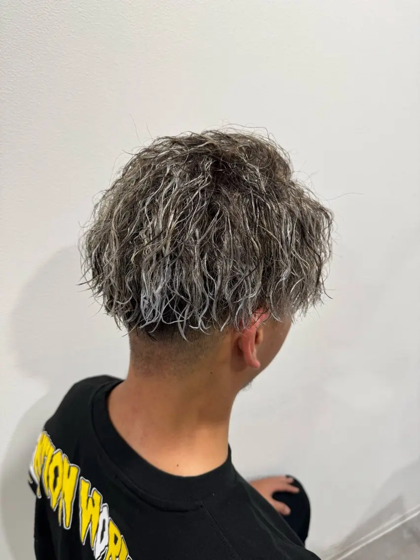 質感完璧！メンズカット+ツイストパーマ、ツイストスパイラルパーマ！の写真