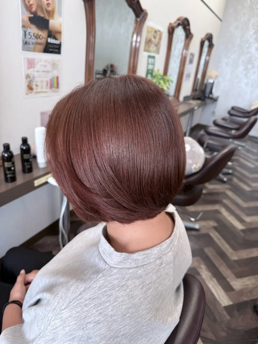 ショート ショートボブ ボブ 顔周りカット レイヤーカット ショートヘア カット TENTOUMU SHI fukaのヘアスタイル