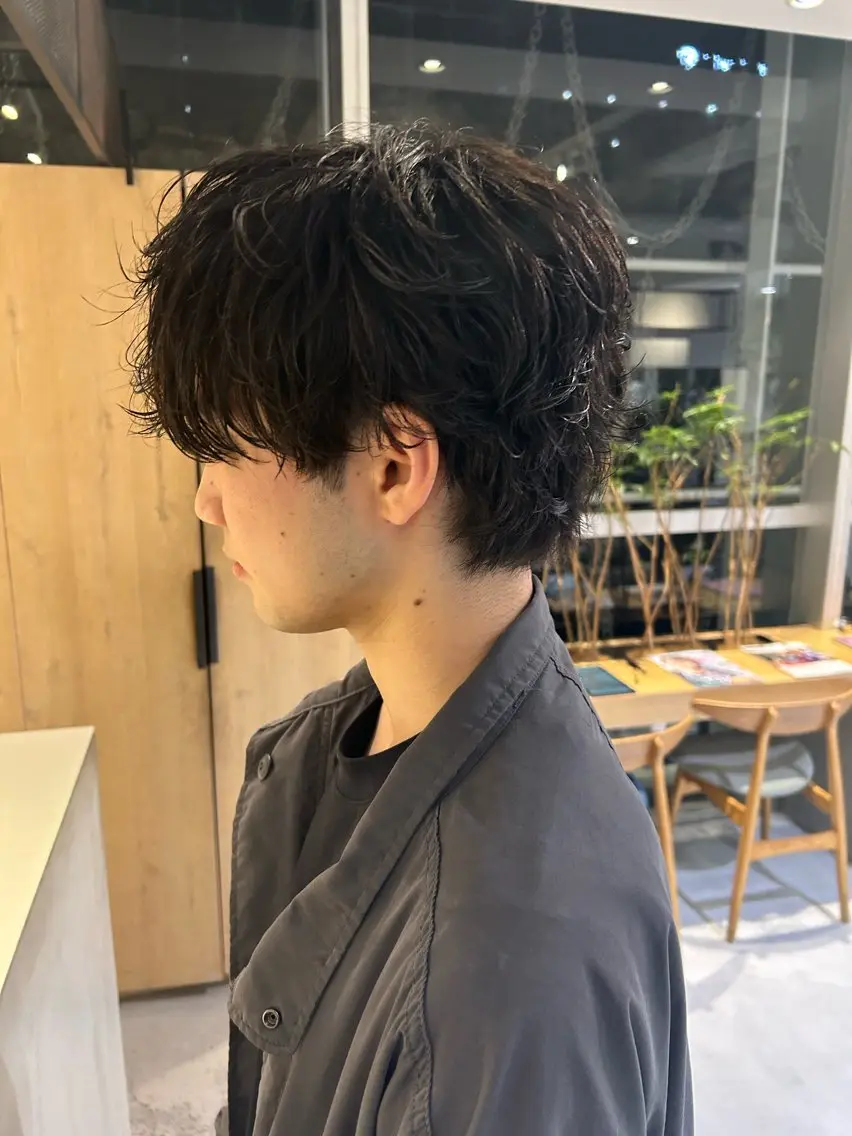 パーマ メンズ メンズ清潔感のプロ 💈メンズパーマ藤田のヘアスタイル