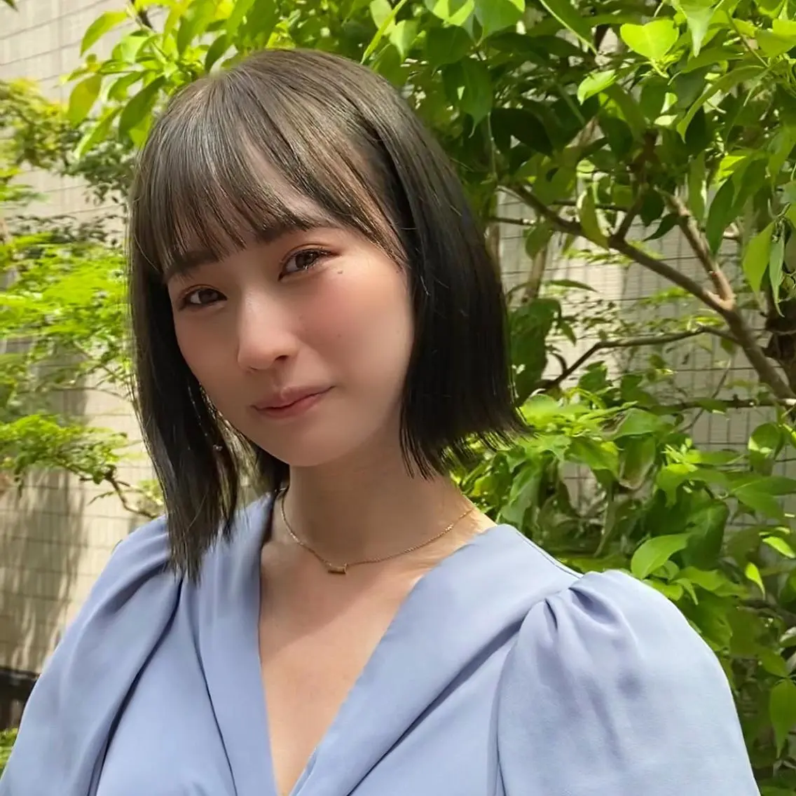 ショート カラー ワンレンボブ ショートボブ ブリーチ ハイトーンカラー インナーカラー 🌿レイヤー/ブリー チ/🌿JINのヘアスタイル