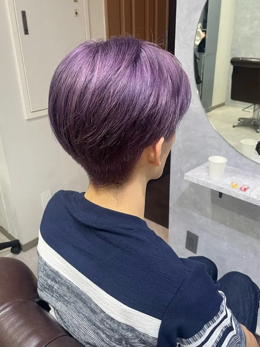 【男性限定】ブリーチ&カラー&トリートメントの写真