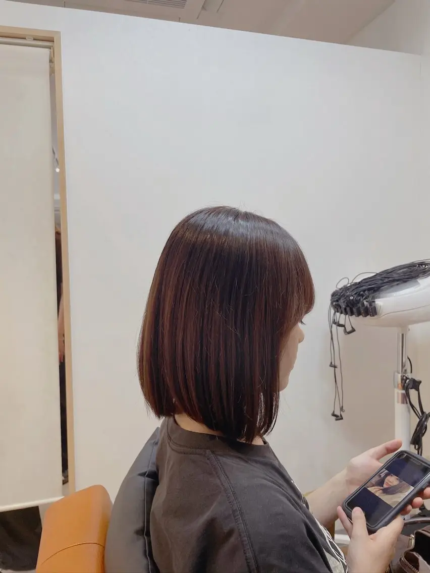 ショート lore 中村かれんのヘアスタイル