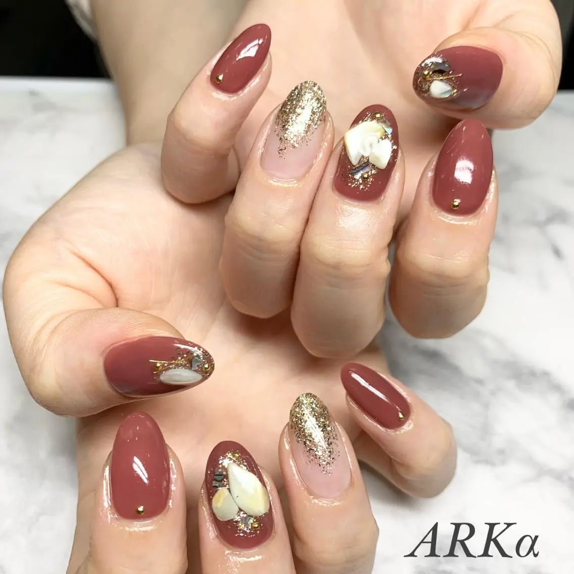 ネイル ハンドネイル Nailsalon ARKαのネイルデザイン