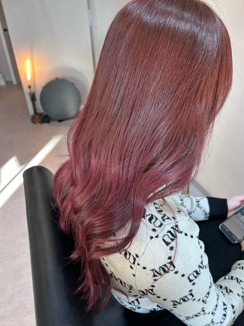 ロング カラー TOSHIKI 透明感カラー🌈のヘアスタイル
