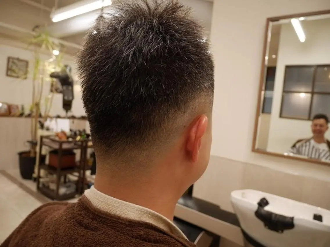 ショート 男を磨く Barber オオキのヘアスタイル