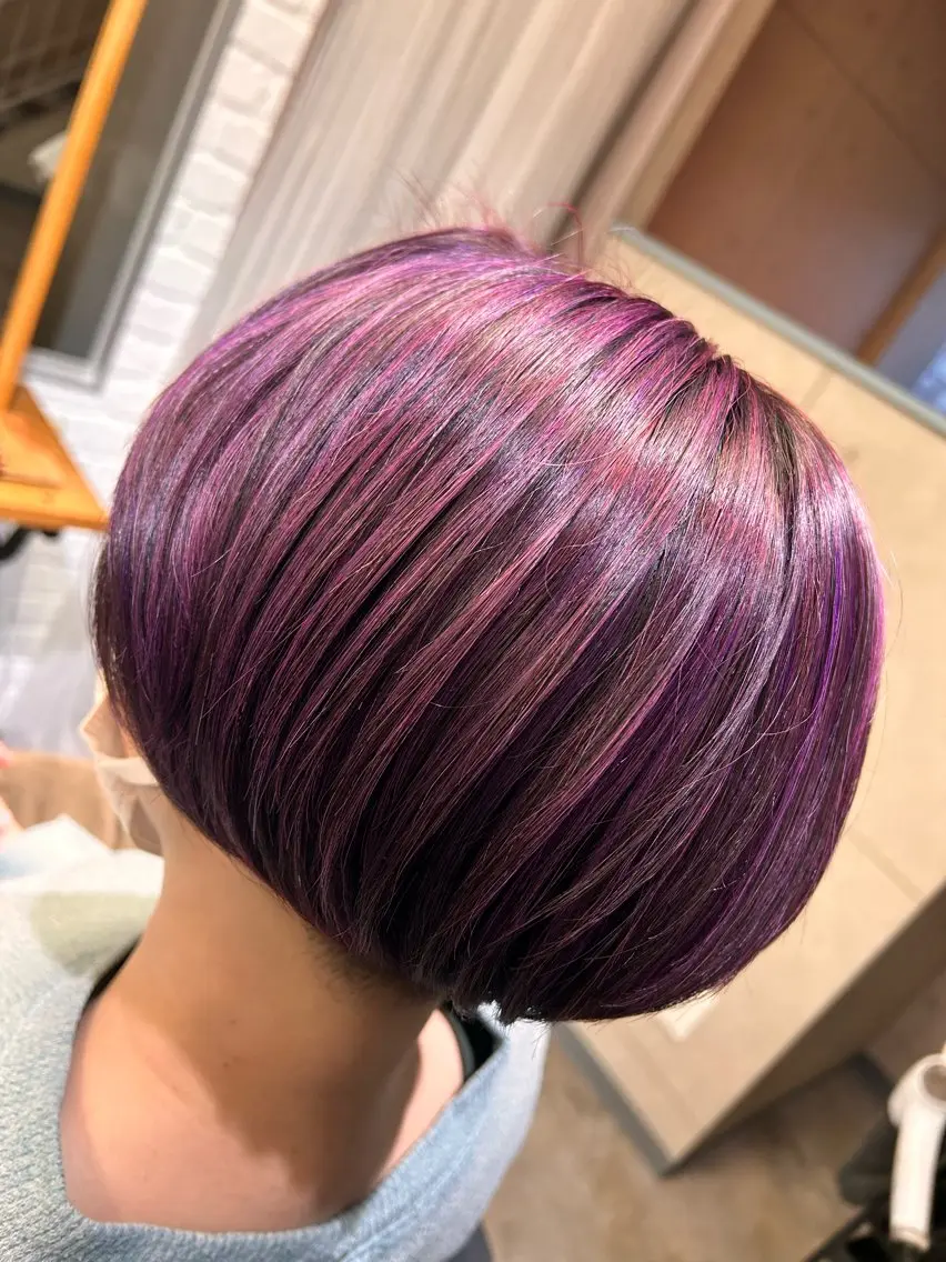 ショート ヘアカラー ✨メテオ　髪質改善✨ シバタのヘアスタイル