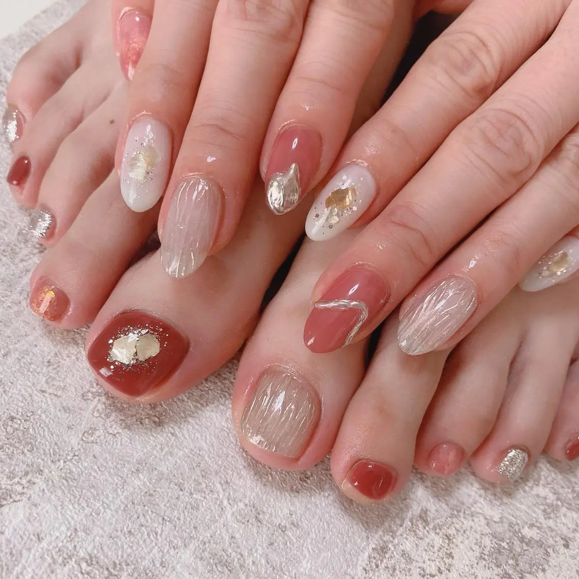 ネイル アートネイル フットネイル ナナイチゼロ I.Naoのネイルデザイン