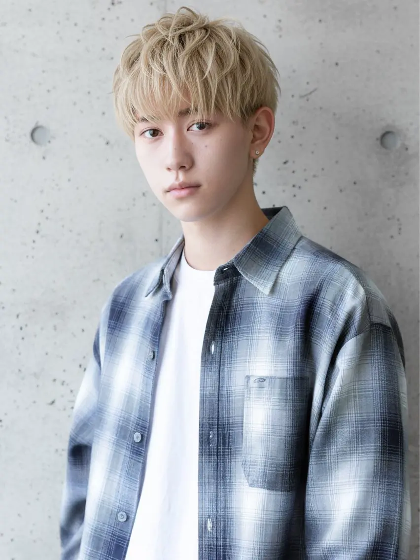 カラー メンズ 神品 沙夜のヘアスタイル
