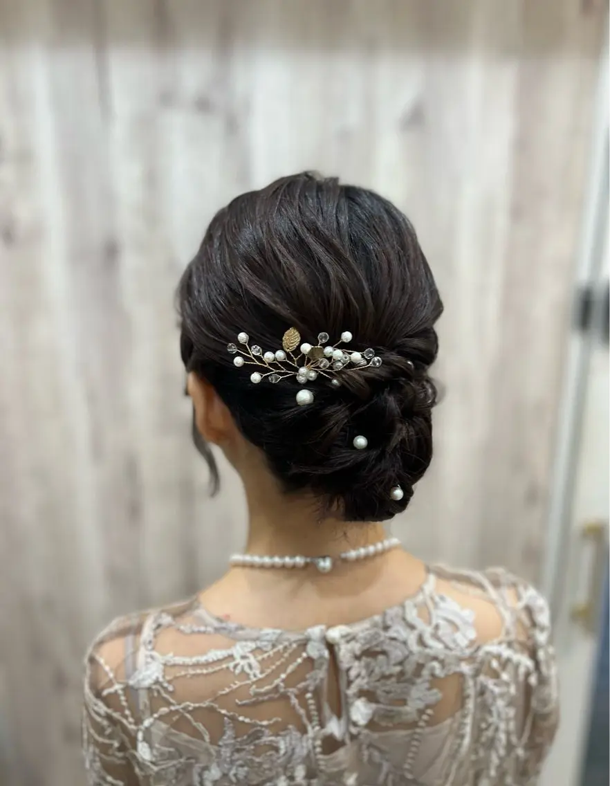 ヘアアレンジ ヘアセット ヘアメイクネイリスト hidemi中目黒のヘアスタイル