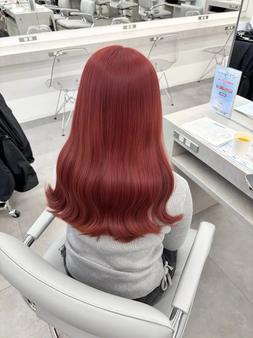 セミロング カラー 🧸🎀ブリーチ ‪栄🎀🧸かのんのヘアスタイル