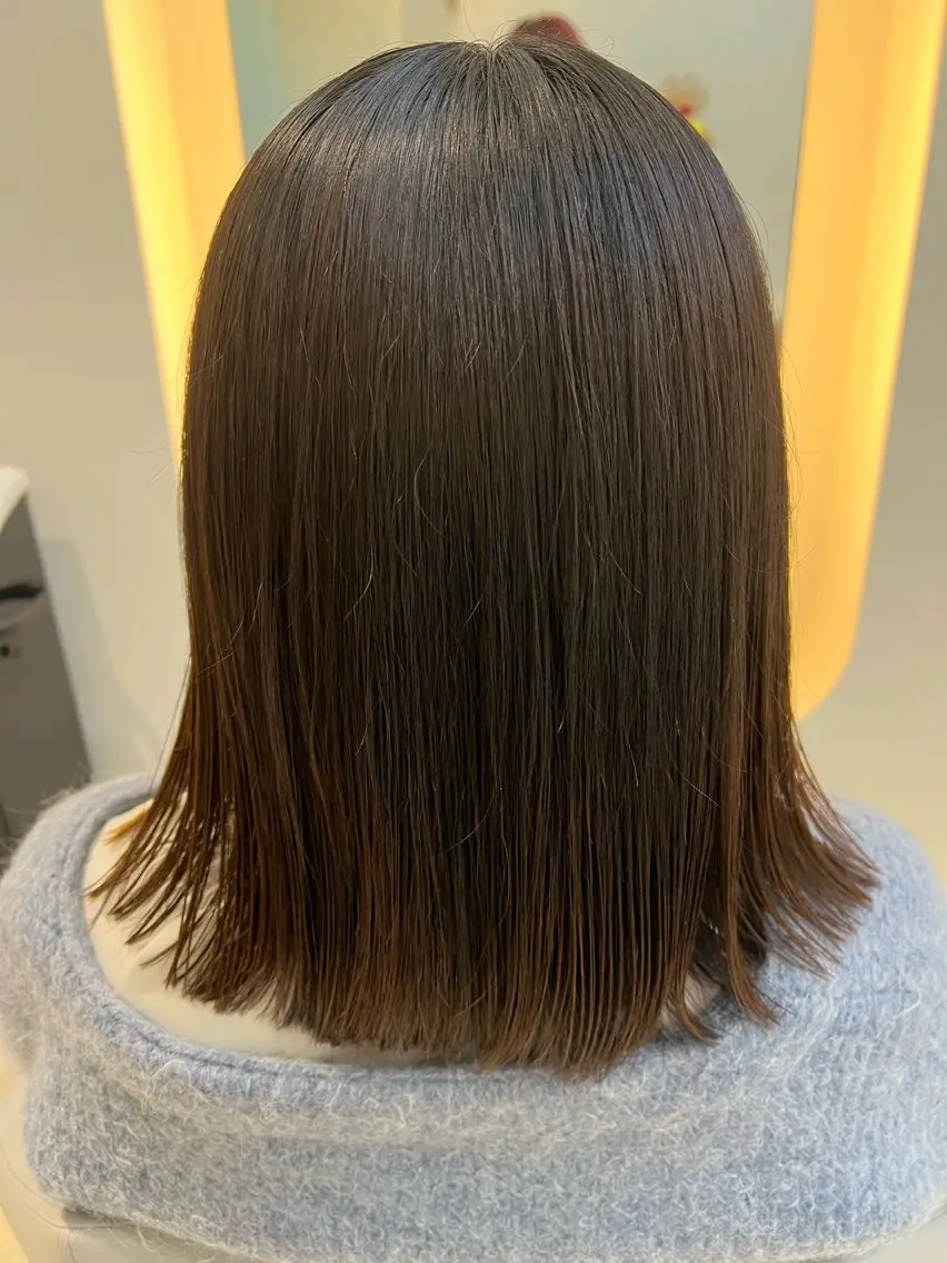 ミディアム カラー パーマ ヘアアレンジ メンズ トリートメント 堀井 凌平のヘアスタイル
