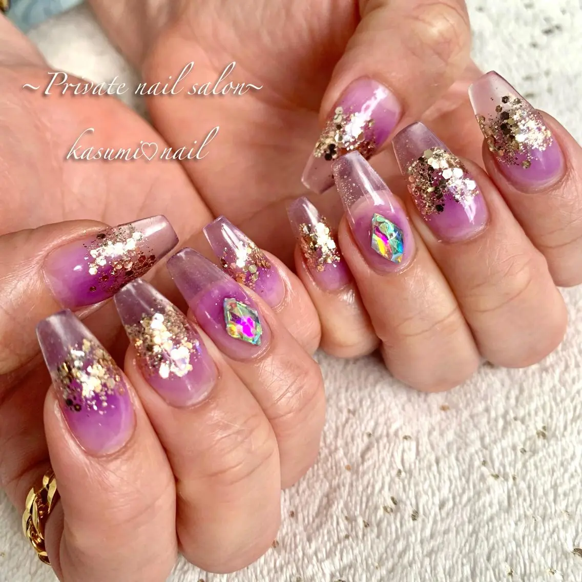 ネイル ニュアンスネイル 春ネイル KASUMI♡ Nailのネイルデザイン