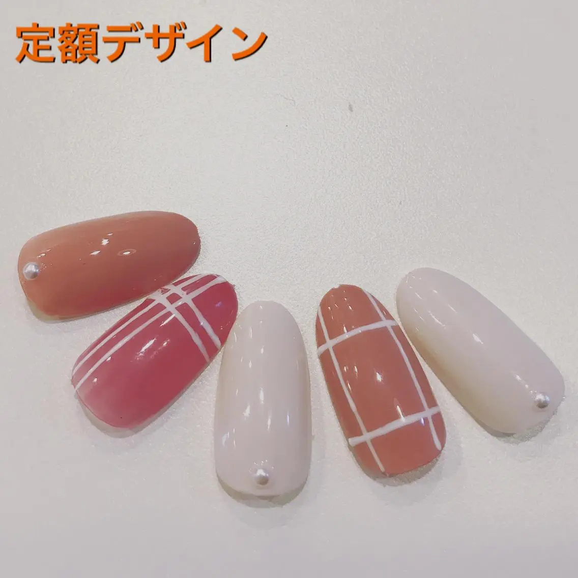 ネイル ワンカラーネイル ピンク ピンクベージュ 板垣 綾乃のネイルデザイン