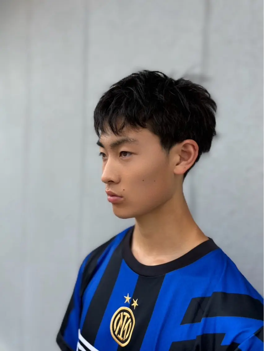 ショート メンズ there_ Issaのヘアスタイル