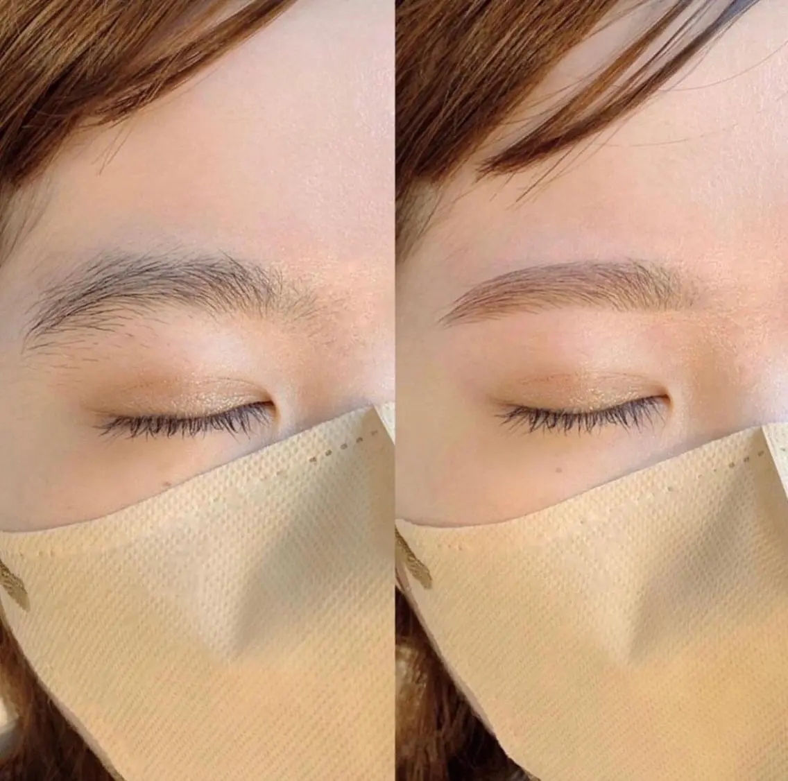 垢抜けアイブロウデザイン♡(デザイン提案、WAX脱毛、毛量調節、最後に眉メイクレクチャー付きです🌼)の写真