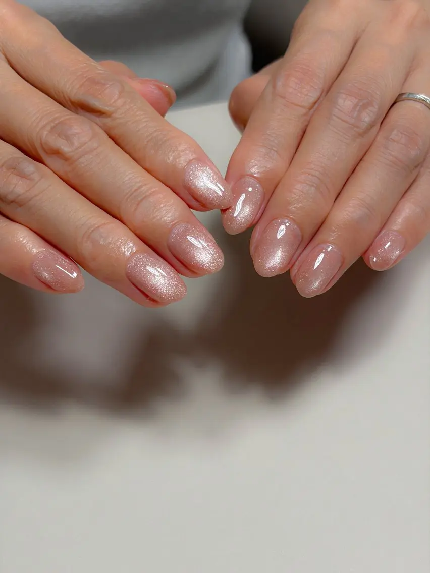 ネイル マグネットネイル マグネットワンカラー ワンカラーネイル ハンドネイル Ri's nail. ⌇リズネイルのネイルデザイン