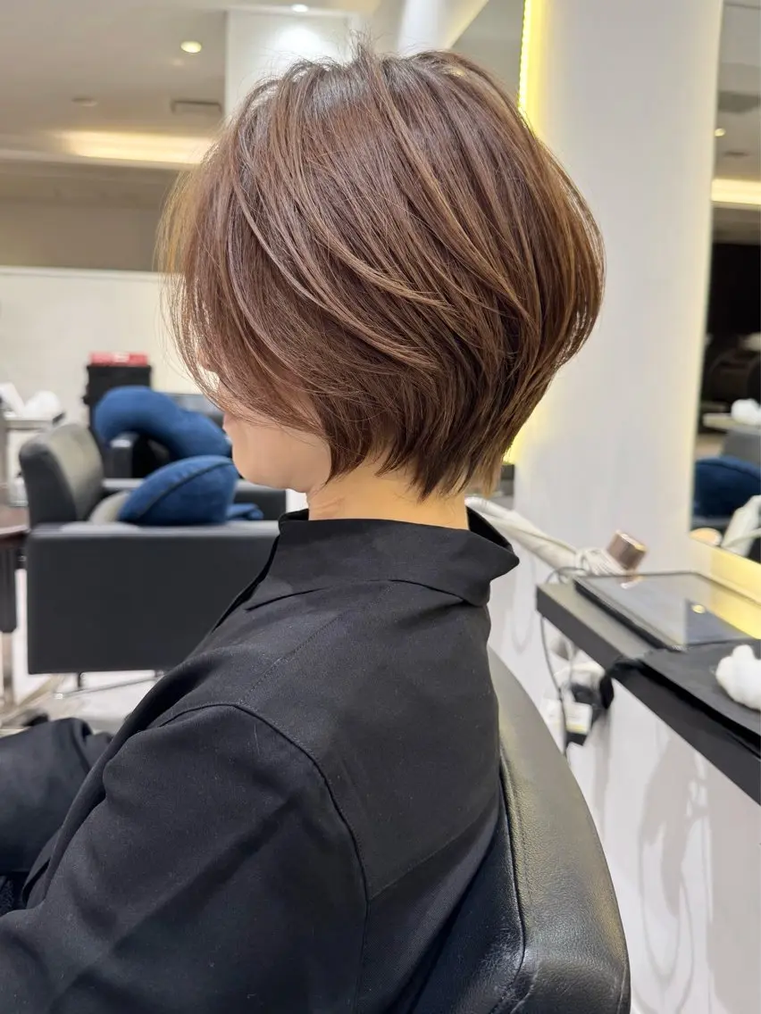 ショート 絶壁補正くびれ ショート✂️ 井川のヘアスタイル