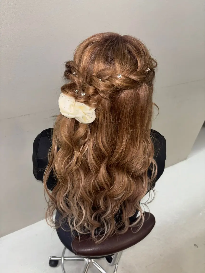 ヘアセットの写真