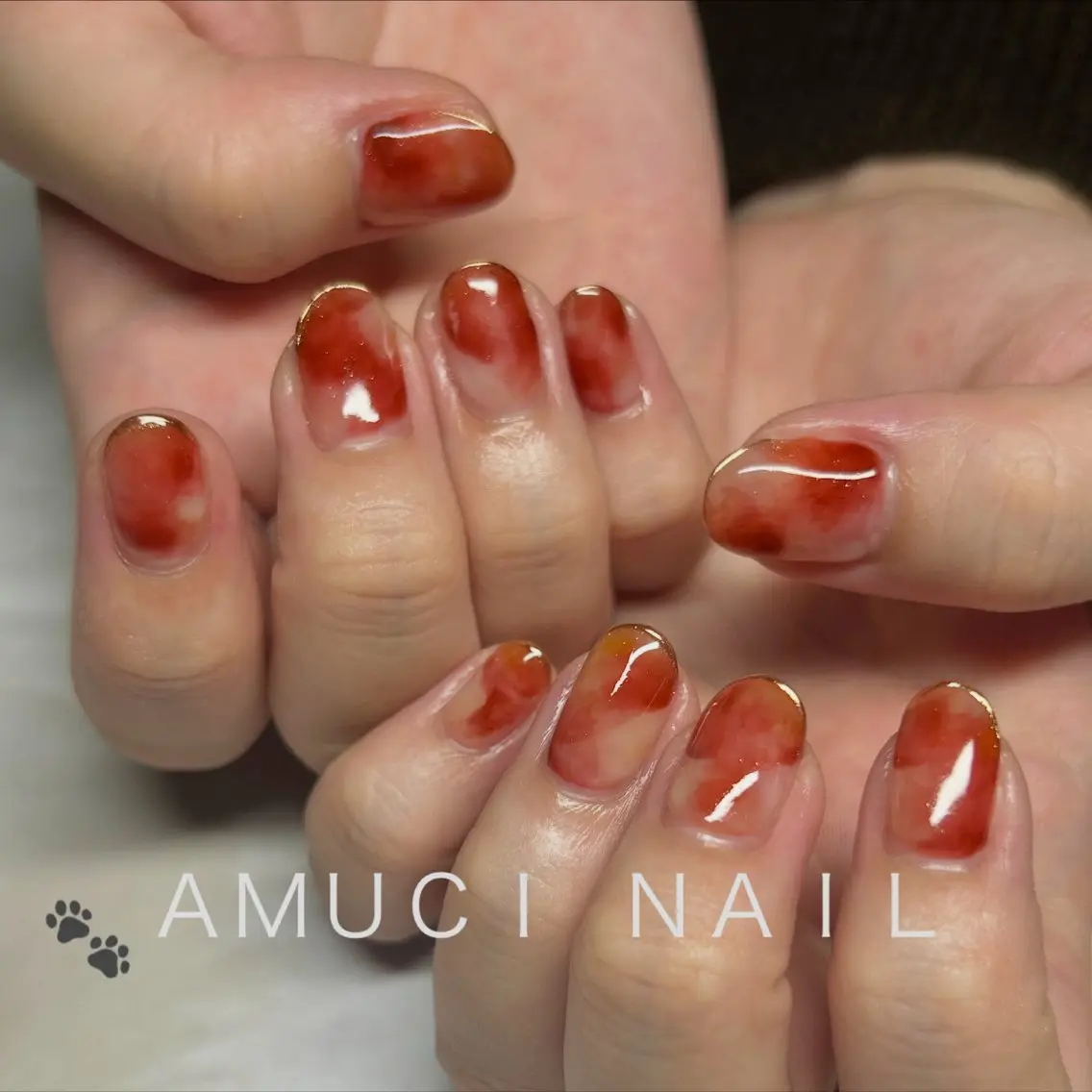 ネイル ハンドネイル AMUCI NAIL Shihomiのネイルデザイン