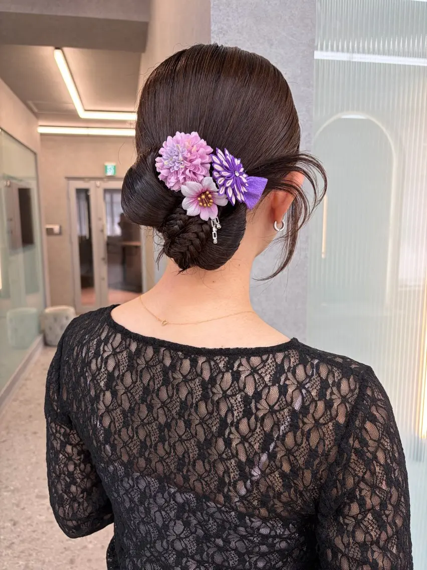 ヘアアレンジ ヘアセット さや🍀/透明感 カラー/ヘアセットのヘアスタイル