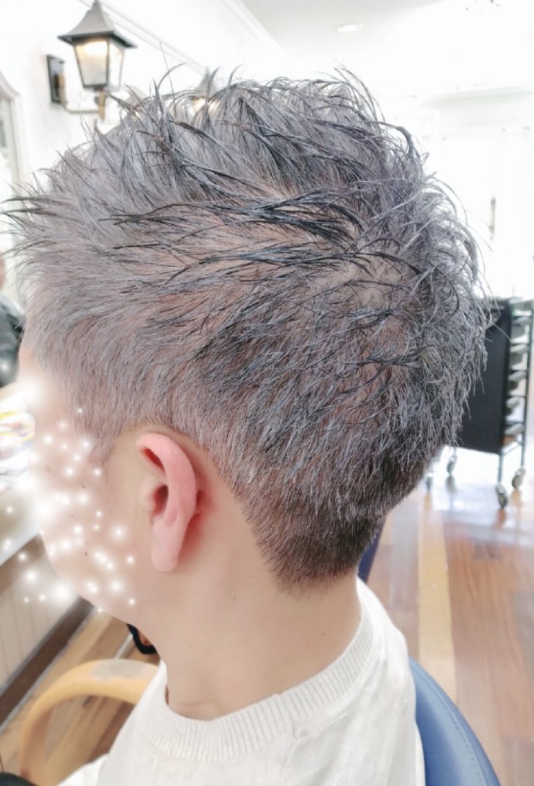 ショート メンズ モヒカン ソフトモヒカン ショートヘア 森長 咲子のヘアスタイル