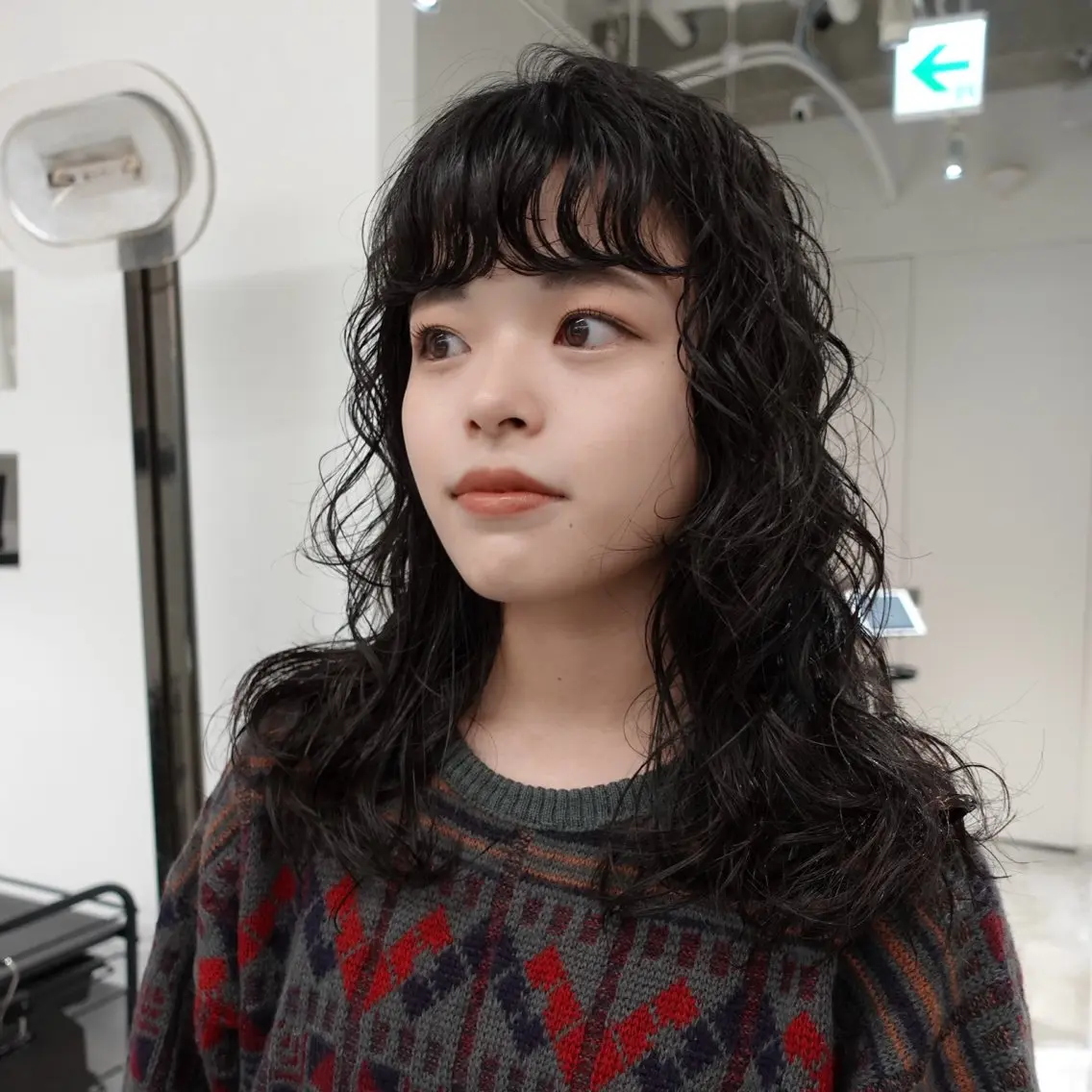 セミロング パーマ ヘアアレンジ セミロングパーマ カット パーマ 🌐サトウ リョウ🌐のその他イメージ