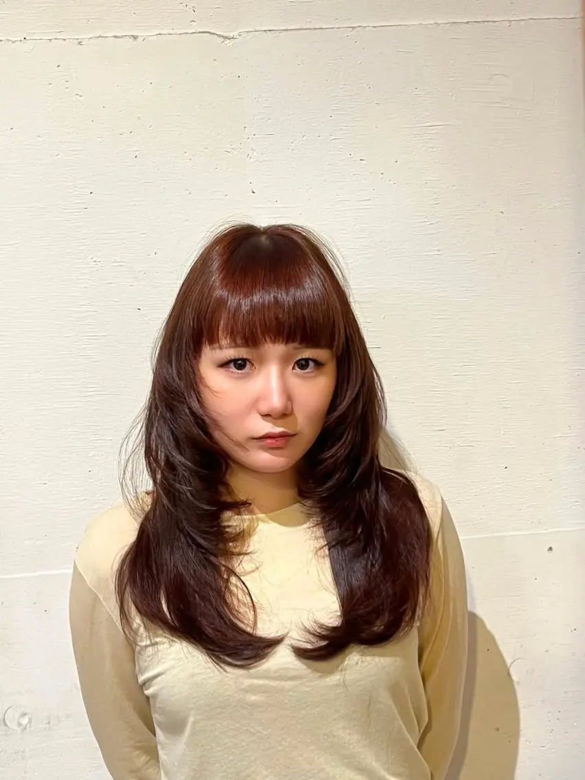 ロング カラー ヘアアレンジ ヘアカラー トリートメント 【e's】鎌倉/義樹 /ヘアカラーのヘアスタイル
