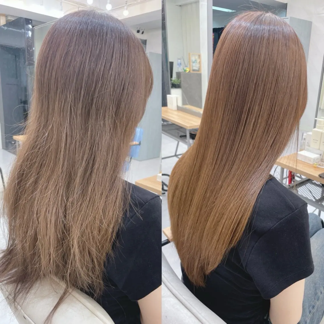 ロング 縮毛矯正 縮毛矯正 トリートメント 髪質改善✨艶髪カラー 縮毛矯正✨有田仁志のヘアスタイル