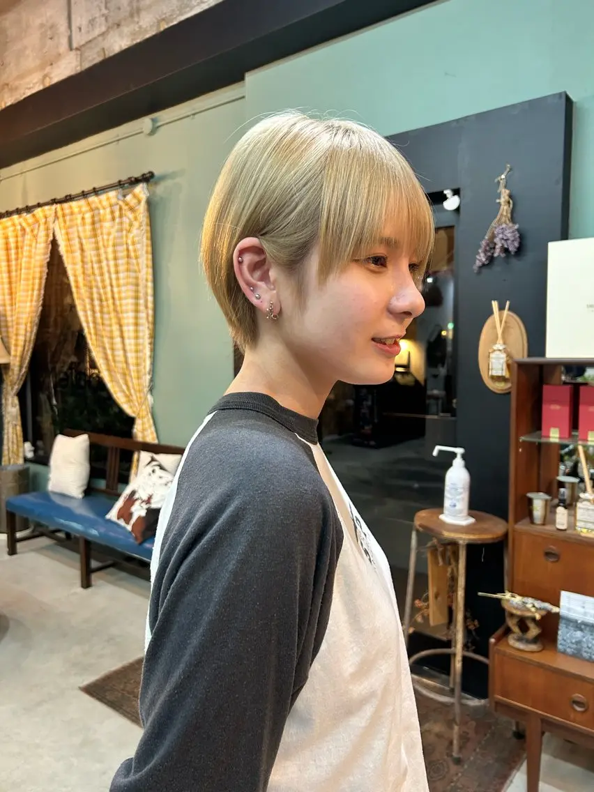 ショート 問屋町chapter 日笠快生のヘアスタイル